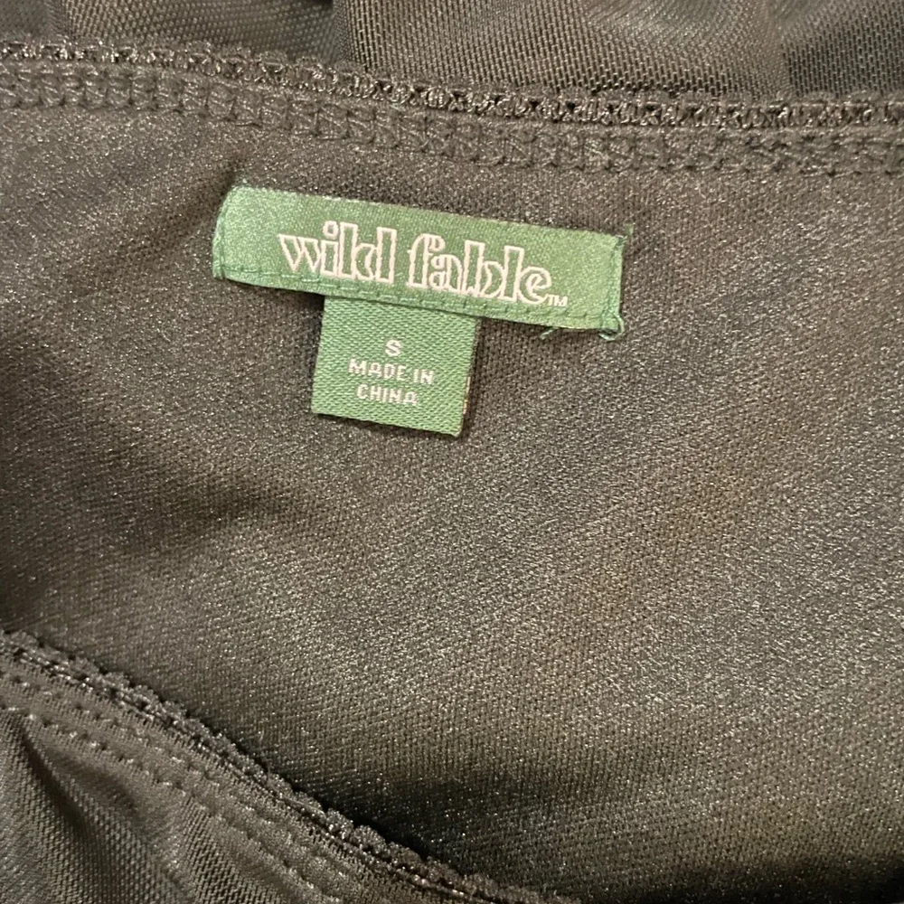 Wild Fable Black‎ Asymmetrical Mini Skirt Night Out